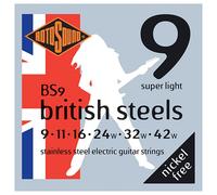 Rotosound BS9 British Steels 9-42 Gauge Electric Guitar Strings