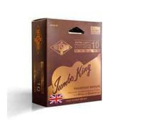 Rotosound Jumbo King Acoustic Guitar Strings 10-50 Pack of 10 JK10-10 | 6-string set made of 92/8 phosphor bronze, Extra Light .010" to .050", pack of 10, Made in UK.