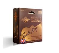 Rotosound Jumbo King Acoustic Guitar Strings 12-54 Pack of 10 JK12-10 | 6-string set made of 92/8 phosphor bronze, Medium Light .012" to .054", pack of 10, Made in UK.
