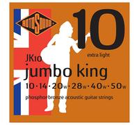 Rotosound Strings JK for Acoustic Guitar JUMBO KING 6-str. JK10 Extra Light 10-50