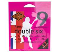 Rotosound Nickel Extra Light Gauge 12 String Electric Guitar Strings (9-9, 12-12, 20-9, 26-12, 36-20, 46-26)