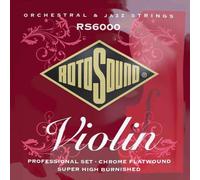Rotosound Professional Violin Strings Set Full Size 4/4 Chrome Flat Wound RS6000