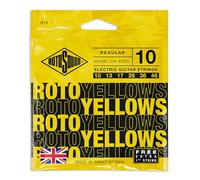 Rotosound R10 Nickel Regular Gauge Electric Guitar Strings (10 13 17 26 36 46), set of 1, yellow pack