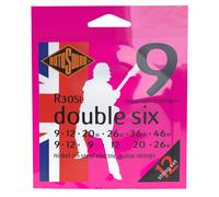 Rotosound Nickel Extra Light Gauge 12 String Electric Guitar Strings (9-9, 12-12, 20-9, 26-12, 36-20, 46-26)