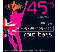 Rotosound RB45-5 Nickel Standard Gauge Roundwound 5 String Bass Guitar Strings (45 65 85 105)