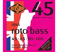 Rotosound RB45 Nickel Standard Light Gauge Roundwound Bass Strings (45 65 85 105)
