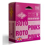 Rotosound 'Roto Pinks' 9-42 Ten Set Multipack. Super Light Gauge Nickel Electric Guitar Strings (Pack of 10), R9-10