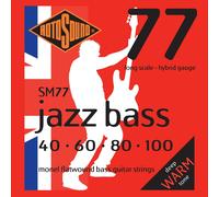 Rotosound Jazz Bass 77 Hybrid Long Scale Bass Strings (40-100) SM77