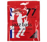 Rotosound SM77 Monel Hybrid Gauge Flatwound Bass Strings (40 60 80 100),White Black Red Blue , Small Medium Large X-Large 2X-Large