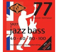 Rotosound SM77 'Jazz Bass' Flatwound 4-String Bass strings 40-100