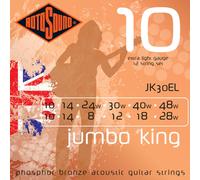 Rotosound Strings for Acoustic Guitar JUMBO KING 12-str. JK30EL Extra-Light 10-