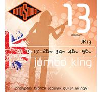 Rotosound Strings JK for Acoustic Guitar Jumbo King Phosphor Bronze Set Medium 13-56 JK13
