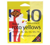 Rotosound Strings for E-Guitar Roto Nickel Plated 8-string YELLOWS R10