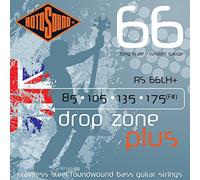 Rotosound Strings for Electric Bass SWING 66 STAINLESS SETS 4-string RS66LH+ DROPZONE+ Stainless Custom 85-175