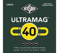 Rotosound strings for electric bass ULTRAMAG 52 ALLOY ROUNDWOUND 4-str. UM40 Medium 40-100,Grey