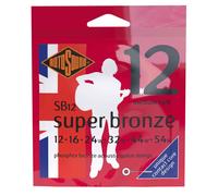 Rotosound Super Bronze Phosphor Bronze 12-54 Acoustic Guitar Strings, Light