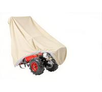 Rototiller Cover Waterproof Heavy Duty Universal Garden Tiller Cover for Outdoor Storage with Elastic Band (Beige, L46in x W22in x H41in (L116 x W55 x H104cm))
