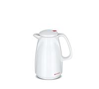 ROTPUNKT Bella 225 Insulated Jug, 0.5 L, Two-Function Screw Cap, BPA-Free, Healthy Drinking, Made in Germany, Warm + Cold, Glass Insert (Alpine White)
