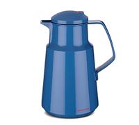 ROTPUNKT Daniela 290 Insulated Jug, 1.0 L, Two-Function Screw Cap, BPA-Free, Healthy Drinking, Made in Germany, Warm and Cold, Glass Insert, Pitch Blue
