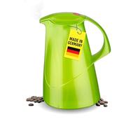ROTPUNKT Insulated Coffee Jug | German Made 1L Thermal Coffee Carafe I Keeps Hot for 24h / Cold for 36h | Original Rosalin Glass Liner | BPA-Free | Easy-Clean Screw Cap | Stepahnie 260