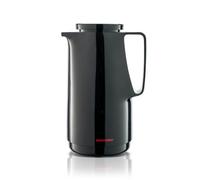 ROTPUNKT Insulated Jug 1 Litre with Glass Insert - Thermal Jug & Warming Jug for Coffee and Tea - Made in Germany - Keeps Drinks Hot for up to 24 Hours & Cold for 36 Hours (Black)