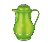 ROTPUNKT Insulated Jug 830 Christa 1.2 L | Dual Function Twist Cap | BPA Free - Healthy Drinking | Made in Germany | Keeps Hot for 24h / Cold for 36h | Original Rosalin Glass Liner (LightGreen)