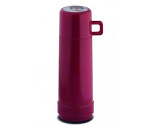ROTPUNKT Thermal Flask jesper604 1.0L | Made in Germany with Original Rosalin Glass Liner | BPA-Free PP, Vacuum Insulated Coffee Pot Keeps Hot 20+ Hours | Hygienic Screw-Top (Plum)