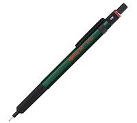 rOtring 500 Mechanical Pencil | 0.5mm HB Lead | Green hexagonal plastic barrel and non-slip textured metal grip