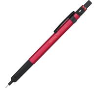 rOtring 500 Mechanical Pencil | 0.5mmHB Lead | Red hexagonal plastic barrel and