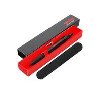 rOtring 600 3-in-1 Multi-Colour Pen and Mechanical Pencil | Black & Red Ballpoint | 0.5mm Mechanical Pencil | Sleek Black Barrel | Includes Velvet Case
