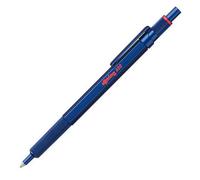 Rotring 600 Ballpoint Pen Medium Point Black Ink Blue Barrel Refillable
