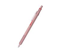 600 Metallic Ballpoint Pen | Medium Point | Black Ink | Rose Gold Barrel with Non-Slip Knurled Grip | Refillable | 1 Count