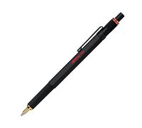 rOtring 800 Ballpoint Pen, Medium Point, black Ink, Black Barrel, Refillable