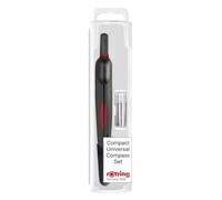 rOtring Compact Universal Compass | Lightweight, Adjustable Drawing Tool with Graphite Container | Circles up to 320mm | Precise 3.5mm Replaceable Tip | 130mm Length