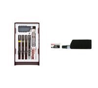rOtring Isograph College Set 3X Technical Pens (0.20mm, 0.30mm, 0.50mm), 1x Tikk