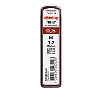 Rotring Lead Refills Hi-Polymer for Fine Mechanical Pencils, 0.50 mm, B