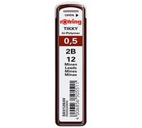 rOtring Lead Refills Hi-Polymer for Fine Mechanical Pencils 0.50mm 2B, 12 Leads