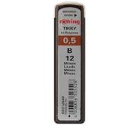 rOtring Lead Refills Hi-Polymer for Fine Mechanical Pencils 0.50mm B (12 Leads)