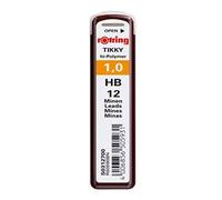 rOtring Lead Refills Hi-Polymer for Fine Mechanical Pencils 1.00mm HB (12 Leads)