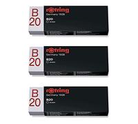 rOtring B20 Rapid-Eraser Eraser Pack of 3 - White, Writing Eraser
