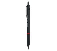 rOtring Rapid Pro Mechanical Pencil | HB 0.5 mm Lead Propelling Pencil | Reduced Lead Breakage | Matte Black Full-Metal Barrel