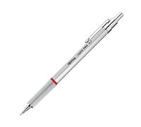 rOtring Rapid Pro Mechanical Pencil | HB 0.7 mm Lead Propelling Pencil | Reduced Lead Breakage | Silver Chrome Full-Metal Barrel