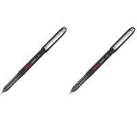 rOtring Rollerball Pen | Fine Point (0.7 mm) for Clear Writing | Black Ink | 12 Count (Pack of 2)
