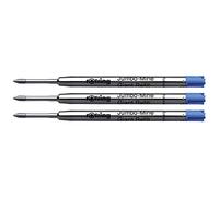 ROTRING Set of 3 Jumbo Ballpoint Pens Medium Tip Blue