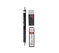 rOtring Tikky 0.5 mm Mechanical Pencil Set - Includes Hi-Polymer HB Lead Refills & Premium Eraser - Precision Drawing & Writing Kit for Students, Artists & Professionals