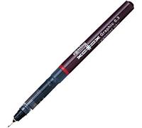 Rotring Tikky Graphic Fine Black Fine Pen - Fine Pens (Black, Fine, Brown, Polypropylene, Round, Pigment Ink)