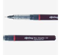 Rotring Tikky Graphic Fine Liner Pen 0.20mm - Black Ink