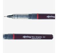 Rotring Tikky Graphic Fine Liner Pen 0.50mm - Black Ink