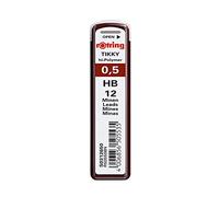 rOtring Tikky hi-Polymer Lead Refills, 0.5 mm, HB (312650)