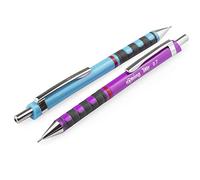 Rotring Tikky Mechanical Pencil - 0.7mm HB - Light Blue and Purple - Pack of 2
